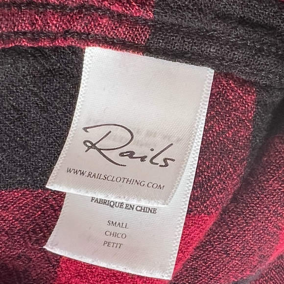 Rails Buffalo Check Pullover Shirt, Size Small - Picture 7 of 7